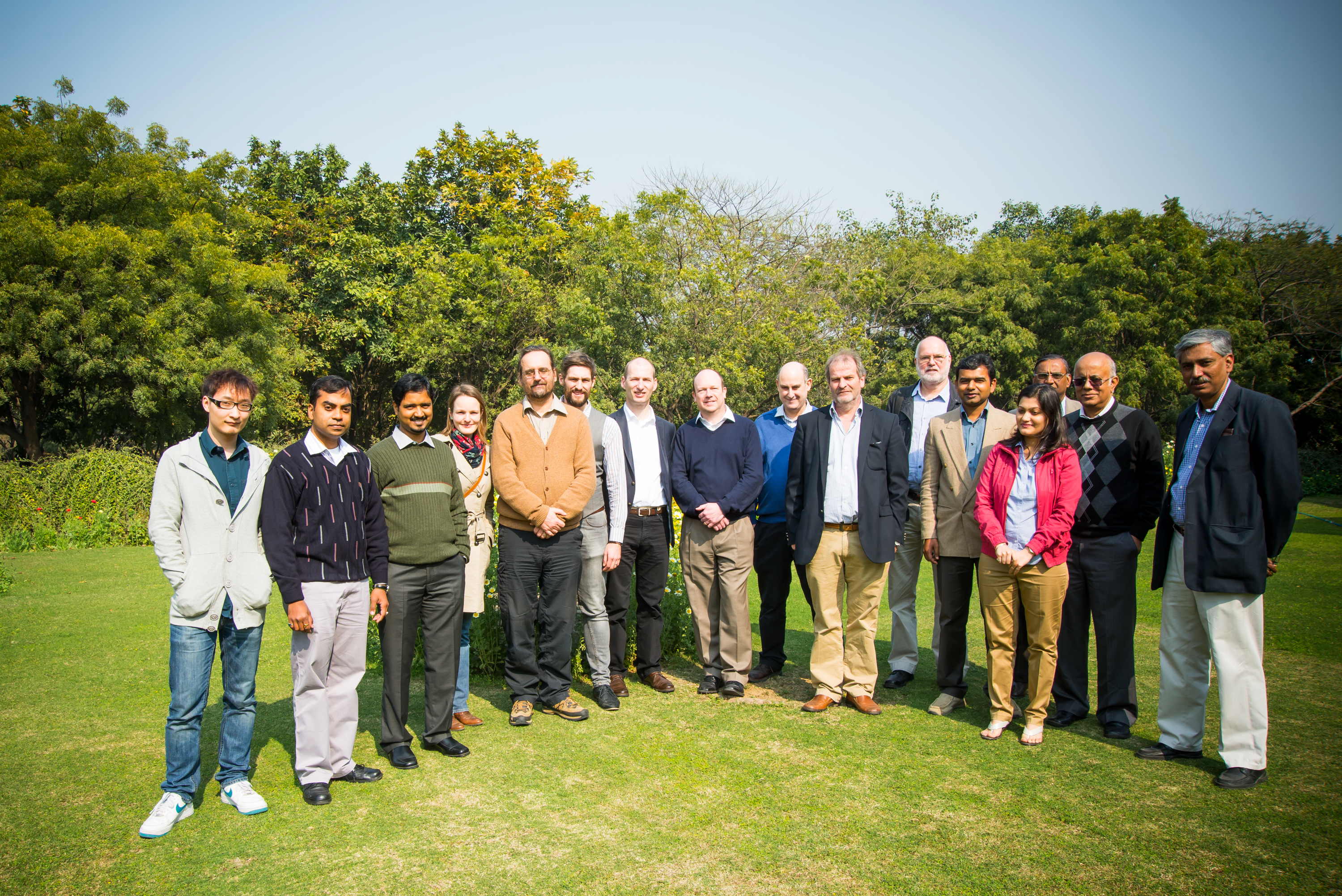 Project members at ICGEB, Feb 2014